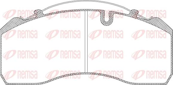 Remsa JCA 814.00 - Komplet Pločica, disk-kočnica www.molydon.hr