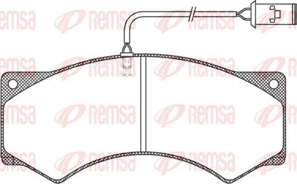 Remsa JCA 277.41 - Komplet Pločica, disk-kočnica www.molydon.hr