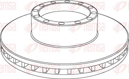 Remsa NCA1091.20 - Kočioni disk www.molydon.hr