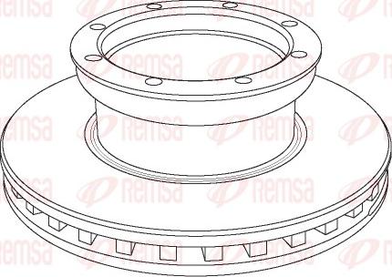 Remsa NCA1054.20 - Kočioni disk www.molydon.hr