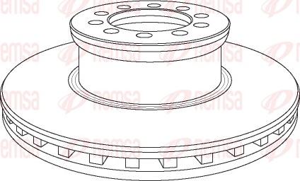 Remsa NCA1053.20 - Kočioni disk www.molydon.hr