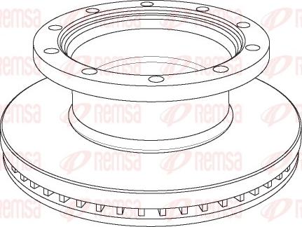 Remsa NCA1069.20 - Kočioni disk www.molydon.hr