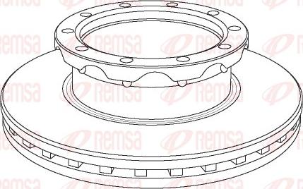 Remsa NCA1062.20 - Kočioni disk www.molydon.hr