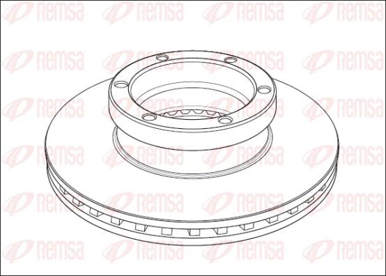 Remsa NCA1004.20 - Kočioni disk www.molydon.hr