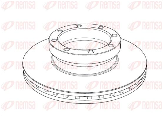 Remsa NCA1005.20 - Kočioni disk www.molydon.hr