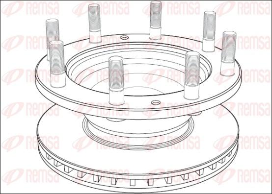 Remsa NCA1003.20 - Kočioni disk www.molydon.hr