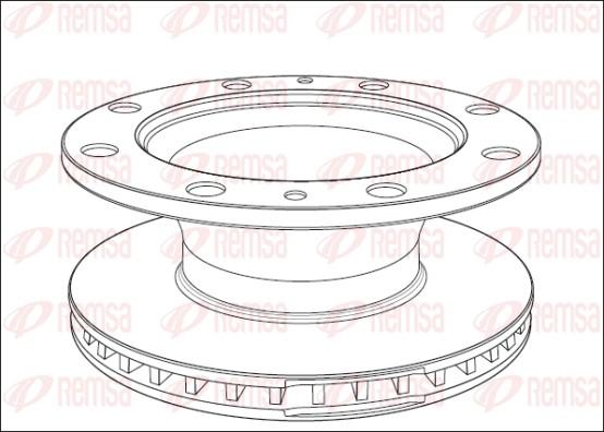 Remsa NCA1014.20 - Kočioni disk www.molydon.hr