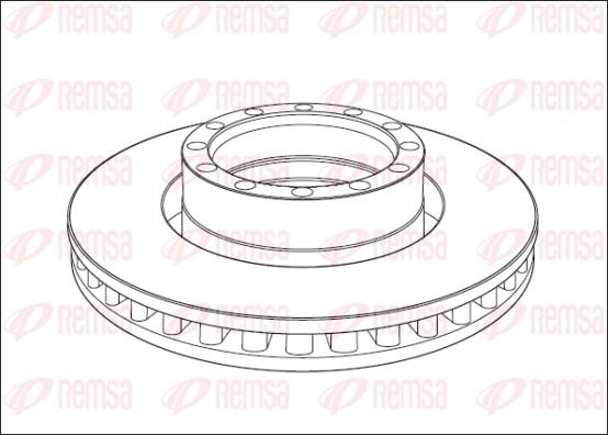 Remsa NCA1015.20 - Kočioni disk www.molydon.hr