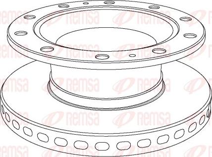 Remsa NCA1024.20 - Kočioni disk www.molydon.hr