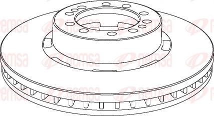 Remsa NCA1074.20 - Kočioni disk www.molydon.hr