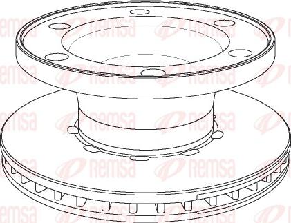 Remsa NCA1076.20 - Kočioni disk www.molydon.hr