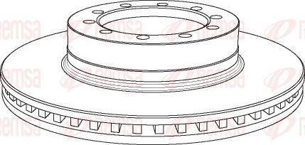 Remsa NCA1071.20 - Kočioni disk www.molydon.hr