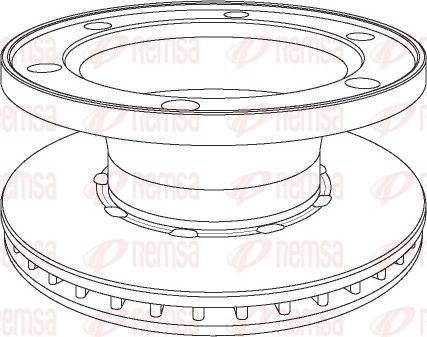 Remsa NCA1077.20 - Kočioni disk www.molydon.hr