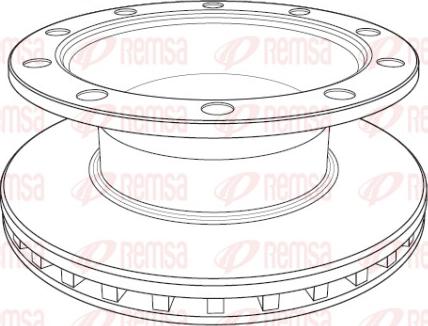 Remsa NCA1199.20 - Kočioni disk www.molydon.hr