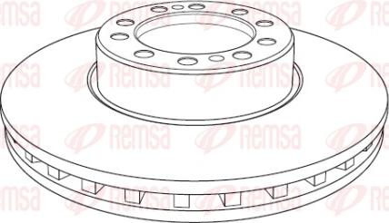 Remsa NCA1193.20 - Kočioni disk www.molydon.hr