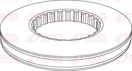 Remsa NCA1146.10 - Kočioni disk www.molydon.hr