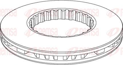 Remsa NCA1146.20 - Kočioni disk www.molydon.hr