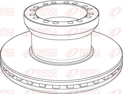 Remsa NCA1155.20 - Kočioni disk www.molydon.hr