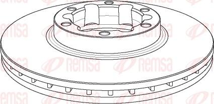 Remsa NCA1150.20 - Kočioni disk www.molydon.hr