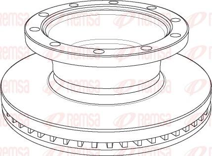 Remsa NCA1166.20 - Kočioni disk www.molydon.hr