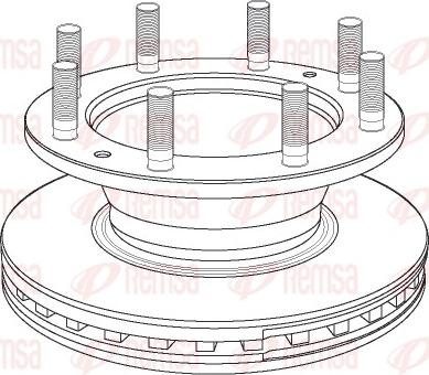 Remsa NCA1167.20 - Kočioni disk www.molydon.hr