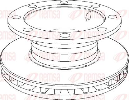 Remsa NCA1106.20 - Kočioni disk www.molydon.hr