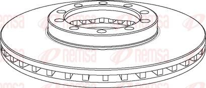 Remsa NCA1138.20 - Kočioni disk www.molydon.hr