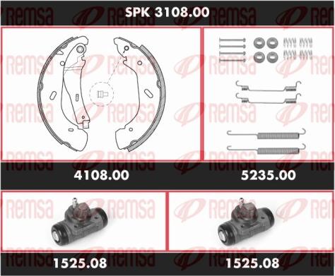 Remsa SPK 3108.00 - Komplet kočnica, bubanj kočnice www.molydon.hr