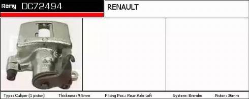 Remy DC72494 - kočione čeljusti www.molydon.hr