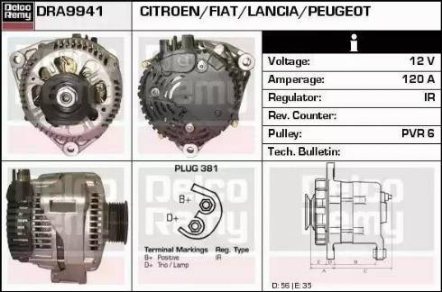 Remy DRA9941 - Alternator www.molydon.hr