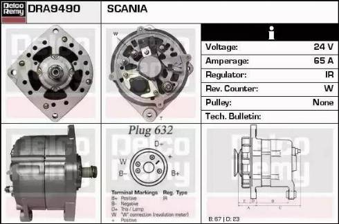 Remy DRA9490 - Alternator www.molydon.hr