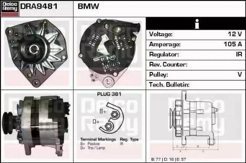 Remy DRA9481 - Alternator www.molydon.hr