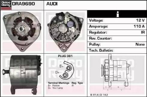 Remy DRA9690 - Alternator www.molydon.hr