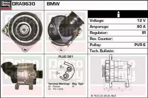 Remy DRA9630 - Alternator www.molydon.hr