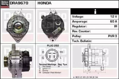 Remy DRA9670 - Alternator www.molydon.hr