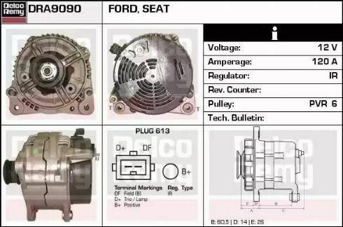 Remy DRA9090 - Alternator www.molydon.hr