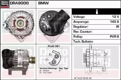 Remy DRA9000 - Alternator www.molydon.hr