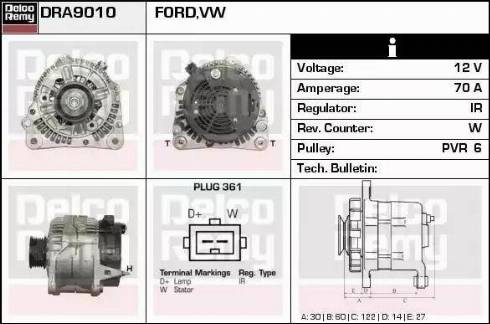 Remy DRA9010 - Alternator www.molydon.hr