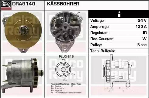 Remy DRA9140 - Alternator www.molydon.hr