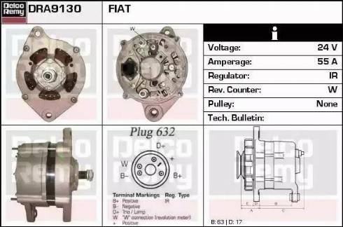 Remy DRA9130 - Alternator www.molydon.hr