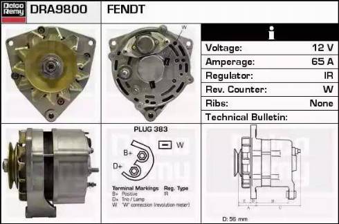 Remy DRA9800 - Alternator www.molydon.hr