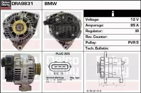 Remy DRA9831 - Alternator www.molydon.hr