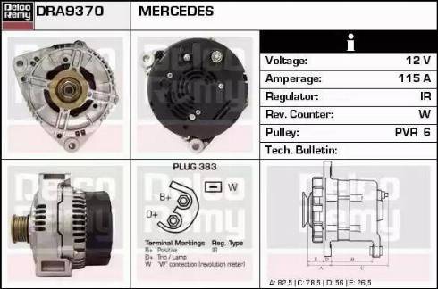 Remy DRA9370 - Alternator www.molydon.hr