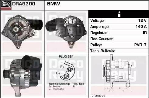 Remy DRA9200 - Alternator www.molydon.hr