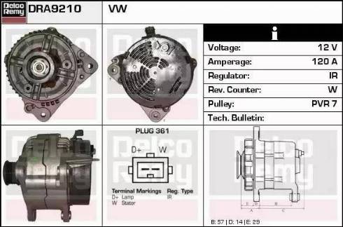 Remy DRA9210 - Alternator www.molydon.hr