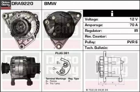 Remy DRA9220 - Alternator www.molydon.hr