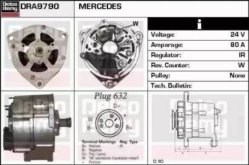 Remy DRA9790 - Alternator www.molydon.hr