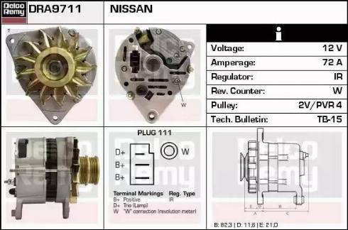 Remy DRA9711 - Alternator www.molydon.hr