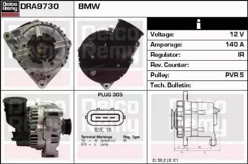 Remy DRA9730 - Alternator www.molydon.hr