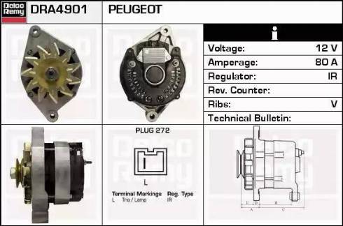 Remy DRA4901 - Alternator www.molydon.hr